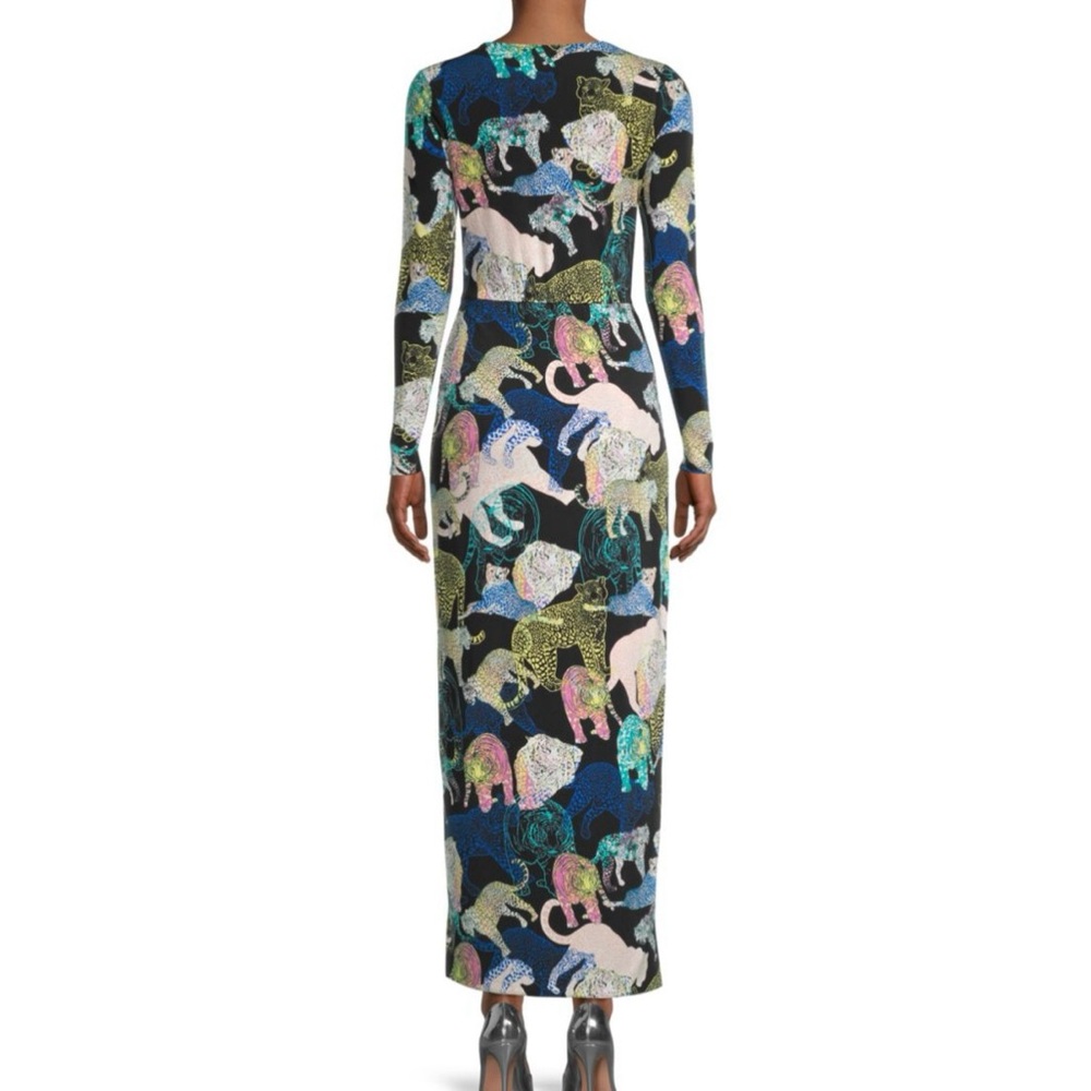 Le Superbe Animal Print Maxi Dress NWT S - Picture 2 of 13